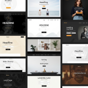 300 High-Converting Landing Page Templates – HTML & WordPress Ready